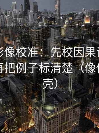 神马电影像校准：先校因果词有没有乱用，再把例子标清楚（像做句子拆壳）
